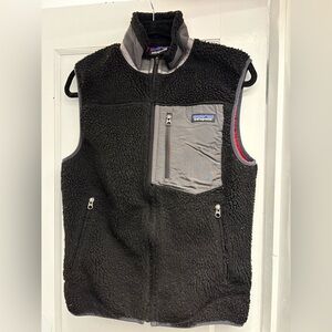 Patagonia Black Retro X Fleece Vest Men’s Small